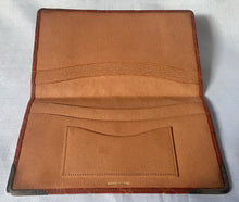 Asprey silver mounted crocodile skin wallet. London 1940 Asprey & Co. Ltd.