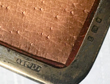 Asprey silver mounted crocodile skin wallet. London 1940 Asprey & Co. Ltd.