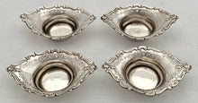 George V Four Silver Sweetmeat Dishes. Sheffield 1927, Cooper Brothers. 2 troy ounces.