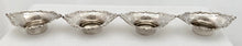 George V Four Silver Sweetmeat Dishes. Sheffield 1927, Cooper Brothers. 2 troy ounces.