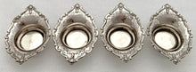 George V Four Silver Sweetmeat Dishes. Sheffield 1927, Cooper Brothers. 2 troy ounces.