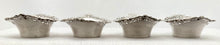 George V Four Silver Sweetmeat Dishes. Sheffield 1927, Cooper Brothers. 2 troy ounces.