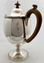 George III Old Sheffield Plate Pedestal Hot Water Jug. Circa 1800 - 1810.