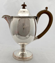 George III Old Sheffield Plate Pedestal Hot Water Jug. Circa 1800 - 1810.