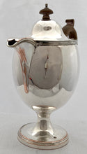 George III Old Sheffield Plate Pedestal Hot Water Jug. Circa 1800 - 1810.