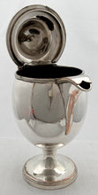 George III Old Sheffield Plate Pedestal Hot Water Jug. Circa 1800 - 1810.