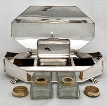 Early 20th Century, Silver Plate on Copper Presentation Inkstand for Stephen's Green Club, Dublin, circa 1912
