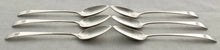 Georgian, George III, Six Scottish Silver Dessert Spoons. Edinburgh 1805 John Graham. 6 troy ounces.