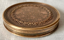 Early 19th Century Duke of Wellington Victories Box Medal with Inserts.