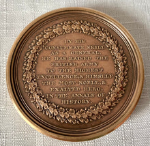 Early 19th Century Duke of Wellington Victories Box Medal with Inserts.