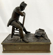 "Veille  De La Bataille D'Austerlitz" Napoleon Bonaparte Brass Box.
