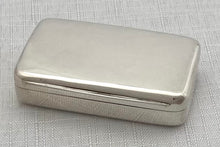 Georgian, George IV, Silver Snuff Box. Birmingham 1825 Ledsam & Vale. 1 troy ounce.