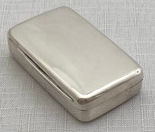 Georgian, George IV, Silver Snuff Box. Birmingham 1825 Ledsam & Vale. 1 troy ounce.