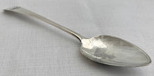 Georgian, George III, Six Scottish Provincial Silver Dessert Spoons. James Orr of Greenock, 1804.  5.5 troy ounces.