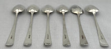 Georgian, George III, Six Scottish Provincial Silver Dessert Spoons. James Orr of Greenock, 1804.  5.5 troy ounces.