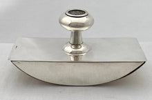 Maltese Sterling Silver Coin Inset Ink Blotter.