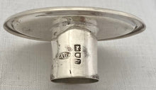 Edwardian Pair of Silver Candlesticks. London 1903 Charles & George Asprey.