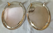 Georgian, George III, Pair of Old Sheffield Plate Waiters, circa 1780 - 1800.