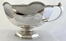 George V Dodecagon Silver Punch Bowl. Sheffield 1911 Asprey & Co. Ltd. 41 troy ounces.