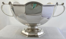 George V Dodecagon Silver Punch Bowl. Sheffield 1911 Asprey & Co. Ltd. 41 troy ounces.