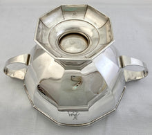 George V Dodecagon Silver Punch Bowl. Sheffield 1911 Asprey & Co. Ltd. 41 troy ounces.