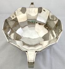 George V Dodecagon Silver Punch Bowl. Sheffield 1911 Asprey & Co. Ltd. 41 troy ounces.
