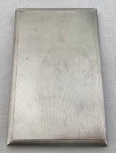 George VI Silver Cigarette Case. London 1945 Asprey & Co. Ltd. 6.8 troy ounces.