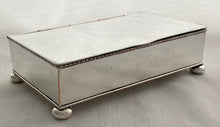 Early 20th Century Silver Plate on Copper Desk Box.