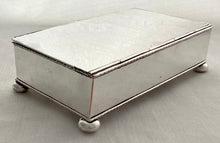 Early 20th Century Silver Plate on Copper Desk Box.