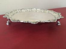 Early Victorian matching pair of silver salvers. London 1840 William Bateman & Daniel Ball. 23 troy ounces.