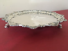 Early Victorian matching pair of silver salvers. London 1840 William Bateman & Daniel Ball. 23 troy ounces.