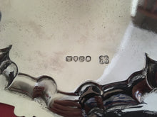 Early Victorian matching pair of silver salvers. London 1840 William Bateman & Daniel Ball. 23 troy ounces.