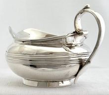 Georgian, George IV, Crested Silver Cream Jug. London 1825 Joseph Angell I. 5.9 troy ounces.