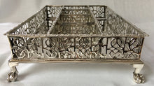 George III Silver Inkstand. London 1770 Robert Peaston. 20 troy ounces.