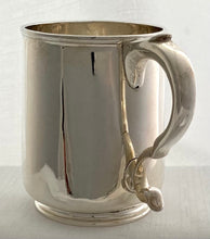 Georgian, George I, Britannia Silver Mug. London 1718 Charles Overing. 7 troy ounces.