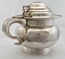 19th Century Silver Plated Ale Jug Inset with George III 1799 Halfpenny Coin.