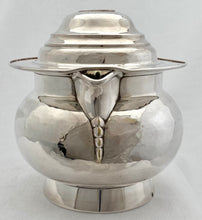 19th Century Silver Plated Ale Jug Inset with George III 1799 Halfpenny Coin.