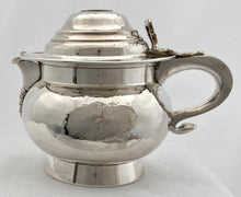 19th Century Silver Plated Ale Jug Inset with George III 1799 Halfpenny Coin.