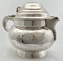 19th Century Silver Plated Ale Jug Inset with George III 1799 Halfpenny Coin.