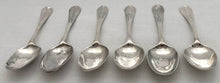 Georgian, George II, Six Hanoverian Pattern Silver Tablespoons. London 1738 John Gorham. 11 troy ounces.