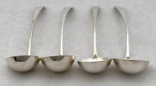 Georgian, George III, Four Scottish Silver Sauce Ladles. Edinburgh, Francis Howden (1783 - 1817). 2.8 troy ounces.