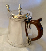 Art Deco tapering silver plated teapot. E.H. Parkin & Co. Sheffield, circa 1930 - 1940.