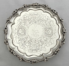 William IV Silver Waiter. London 1837, Richard Pearce & George Burrows 15 troy ounces.