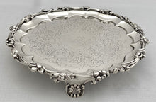William IV Silver Waiter. London 1837, Richard Pearce & George Burrows 15 troy ounces.