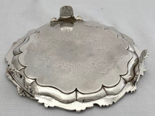 William IV Silver Waiter. London 1837, Richard Pearce & George Burrows 15 troy ounces.