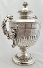 George III, Silver Trophy Cup & Cover. Sheffield 1819 S. C. Younge & Co. 51.6 troy ounces.