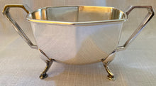 Art Deco silver plated four piece tea set of hexagonal form. Lewis Rose & Co. of Sheffield circa 1935.