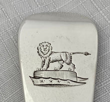 Georgian, George IV, Six Silver Tablespoons. York 1825 Barber, Cattle & North. 14.3 troy ounces.