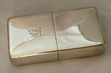 Asprey, Edwardian, slain boar crested silver box. London 1905 Charles Asprey & George Asprey. 2.5 troy ounces.