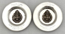 Pair of Edwardian Bloomsbury Rifles Silver Plated Regimental Dishes.